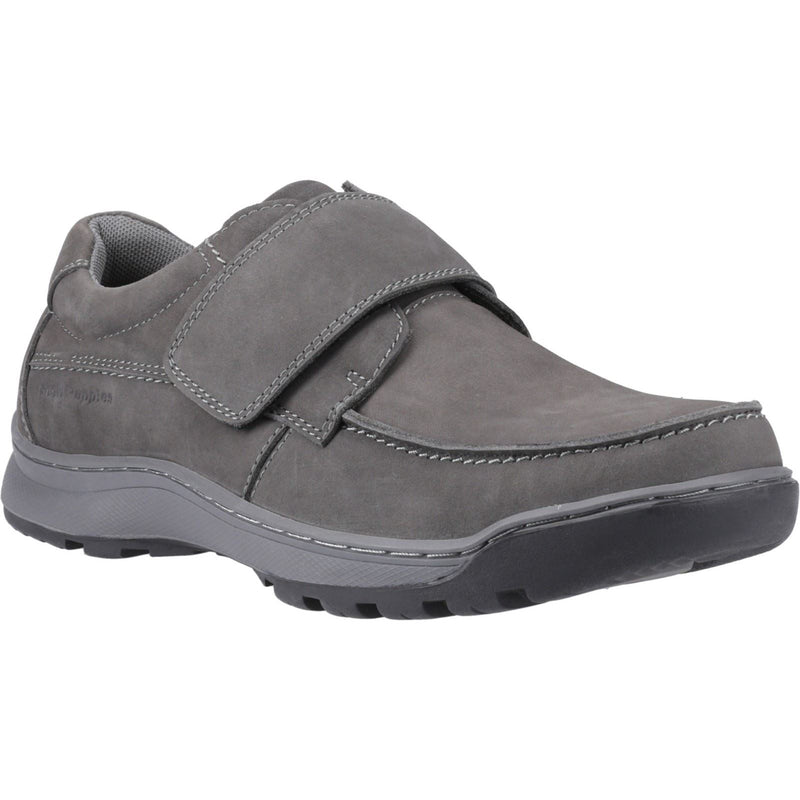 Hush Puppies Casper Chaussures Loafers En Nubuck Gris Pour Hommes