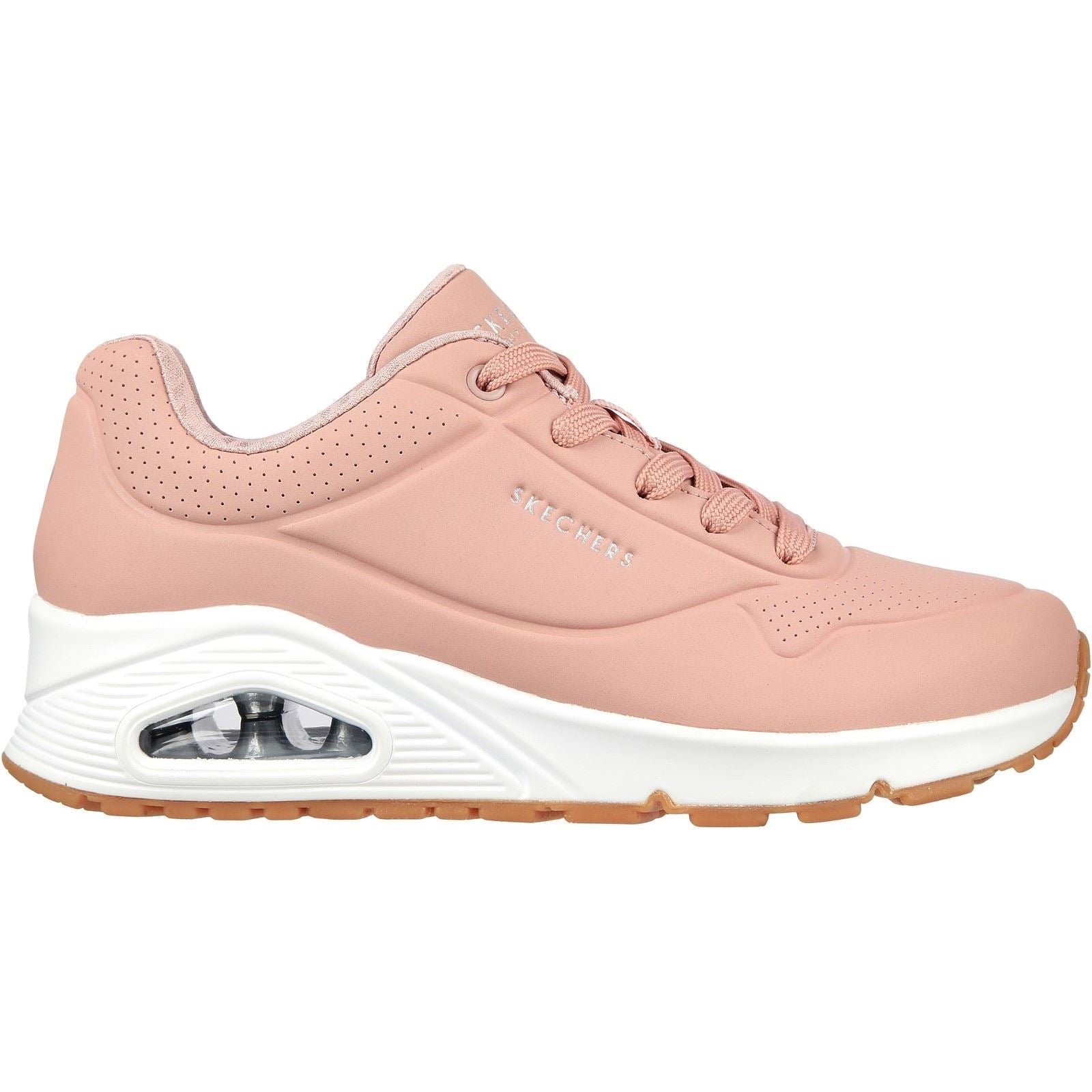 Skechers Uno Stand On Air Sneakers Rose Pour Femmes En Synthétique