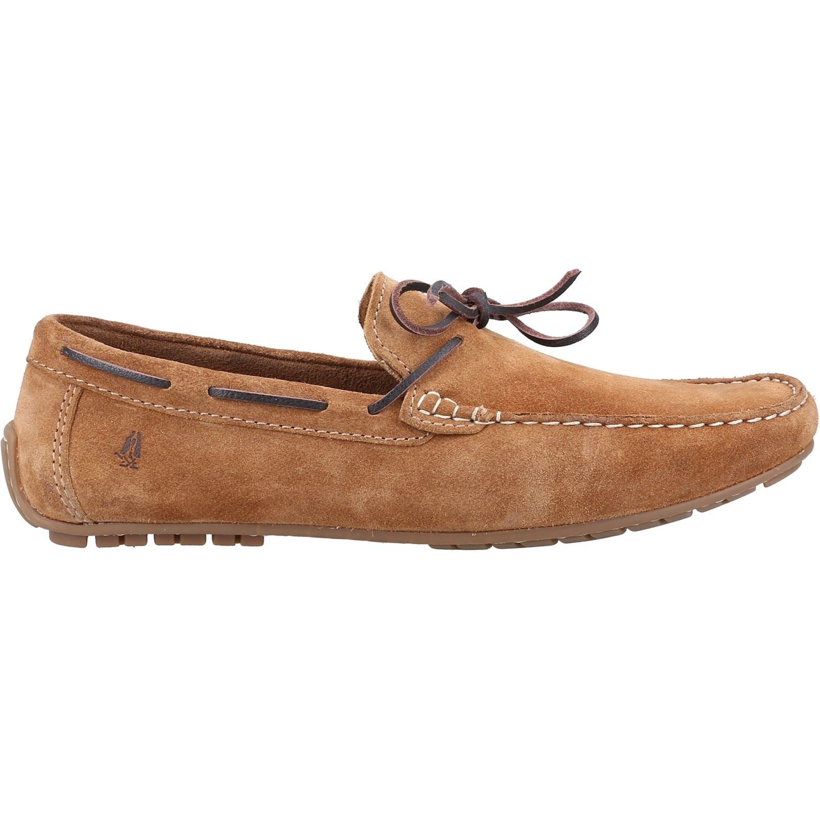 Hush Puppies Reuben Chaussures Bateau Pour Homme En Daim Couleur Tan