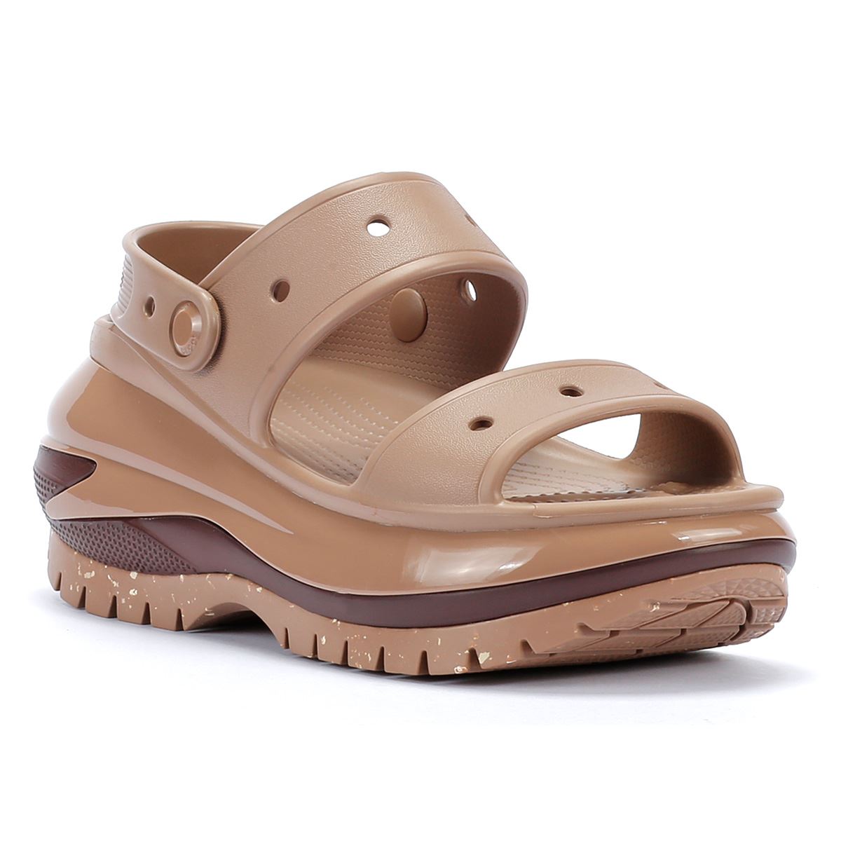 Crocs Mega Crush Sandales Latte