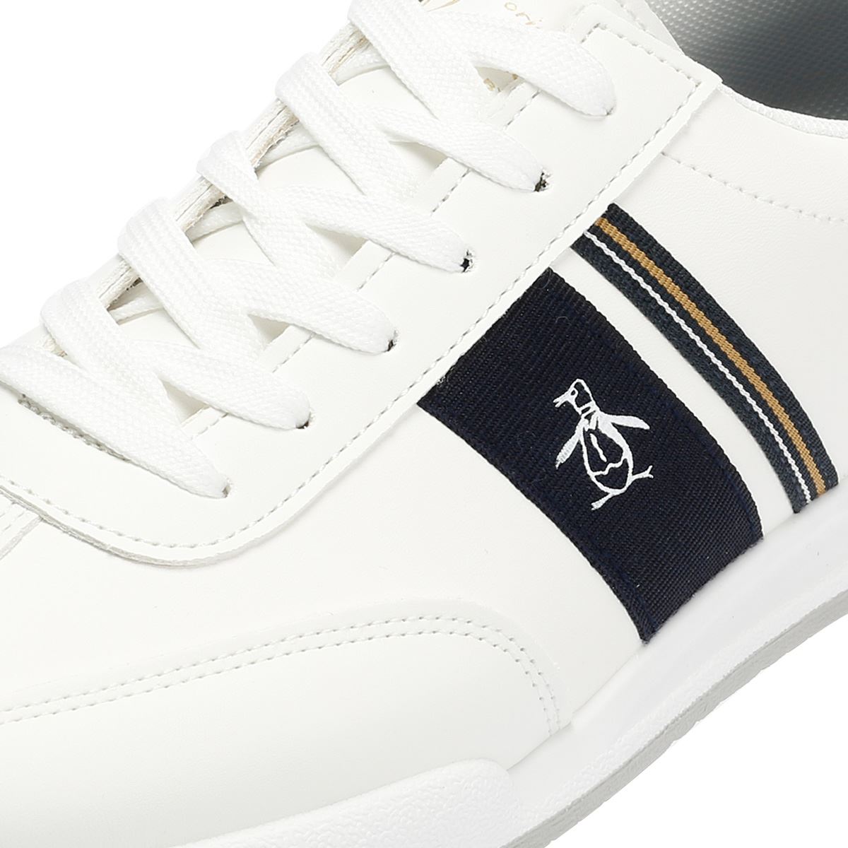 Penguin Gaz Baskets Blanches Pour Hommes