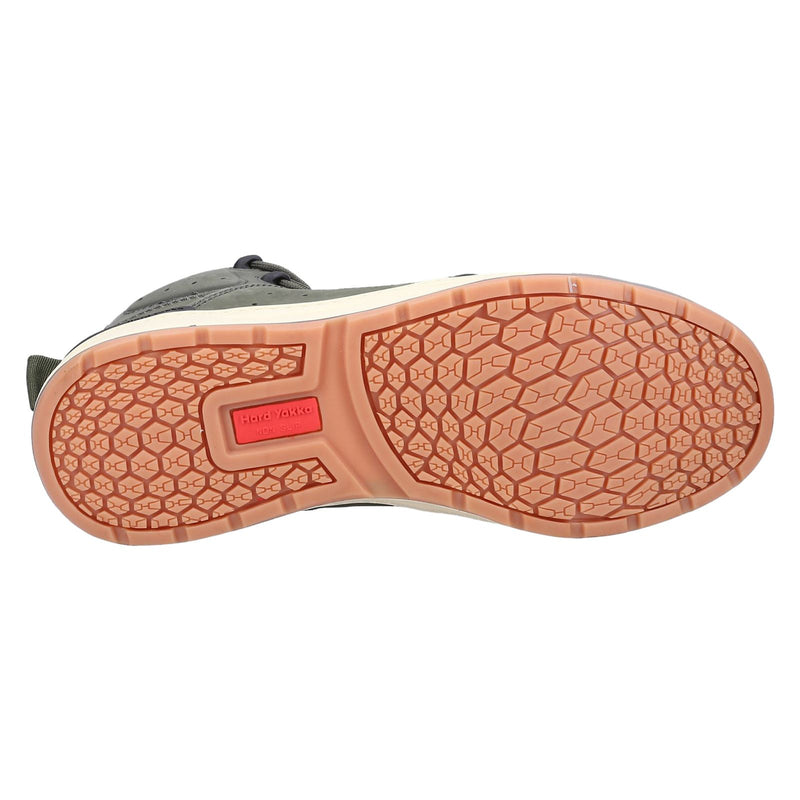 Hard Yakka  Bottes De Sécurité En Cuir Olive Avec Fermeture Éclair En Dentelle Trois Mille Cinquante-Six