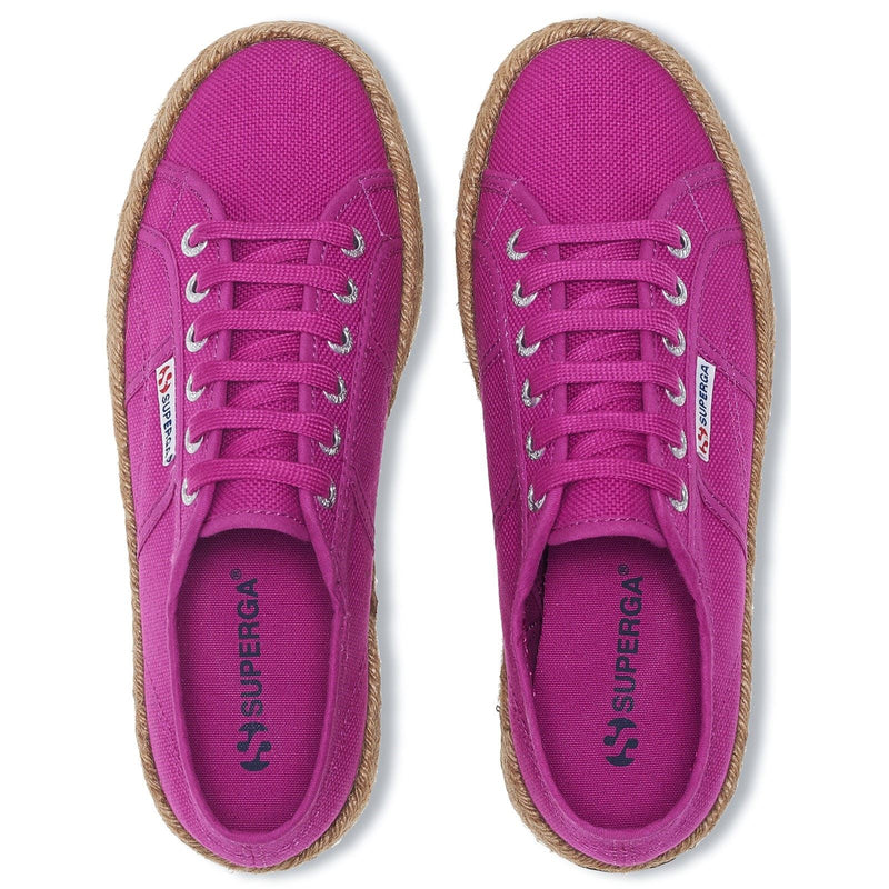 Superga 2790 Rope Baskets Violet Pour Femmes En 100% Coton
