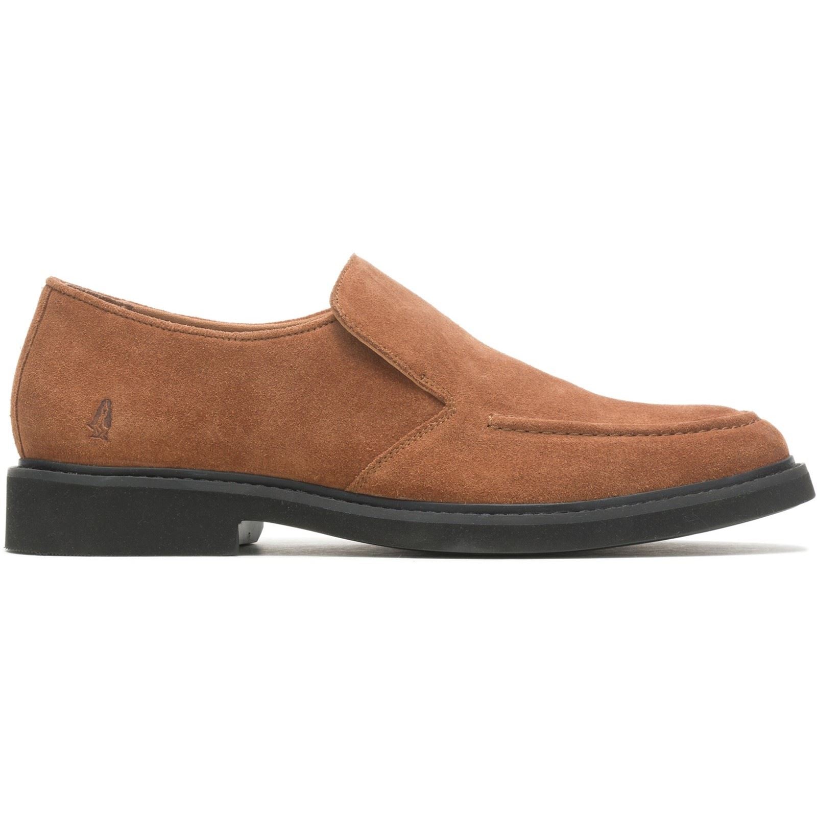 Hush Puppies Earl Slip On Mocassins Pour Hommes En Cuir De Suède Couleur Châtaigne