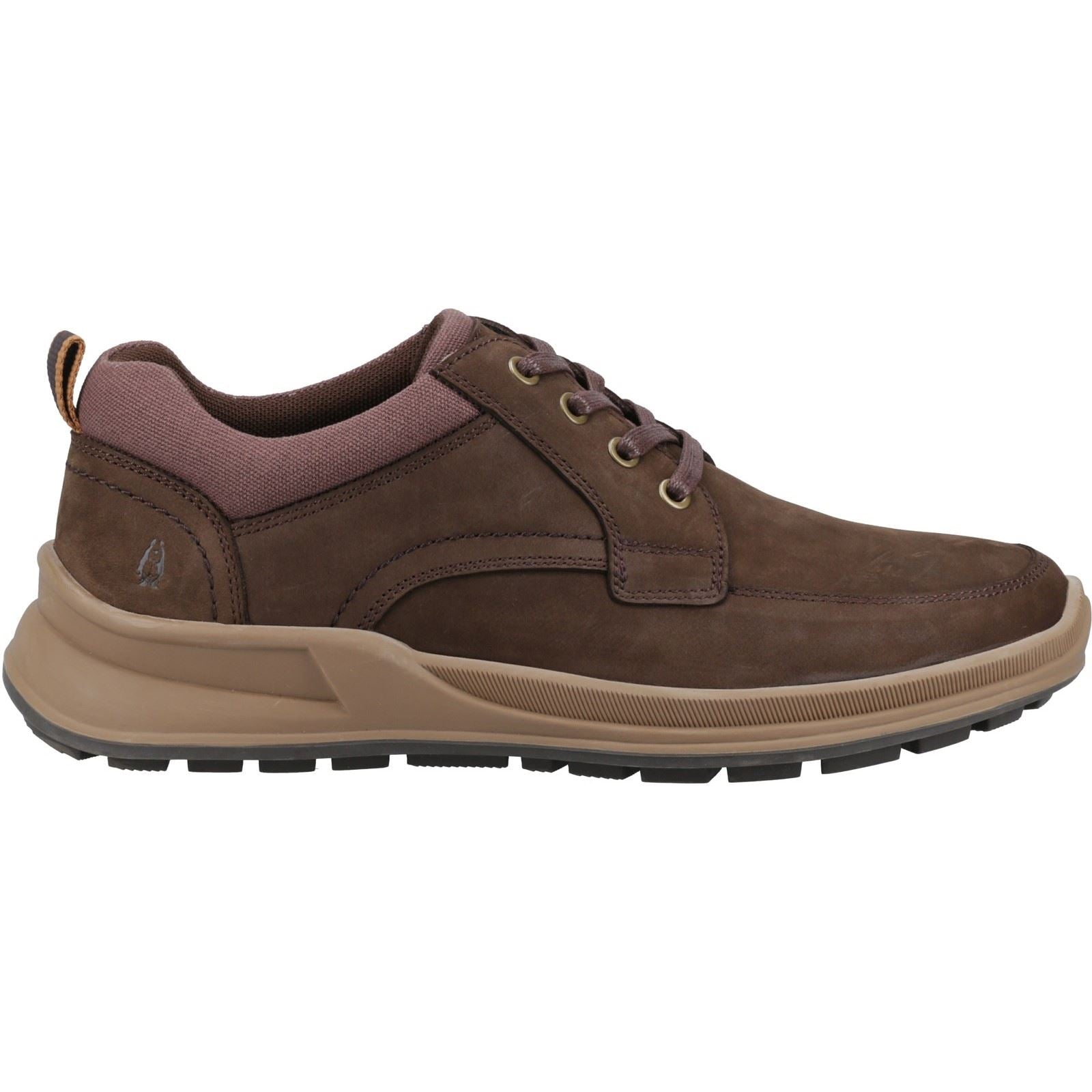 Hush Puppies Adam Chaussures À Lacets Marron Pour Hommes En Nubuck