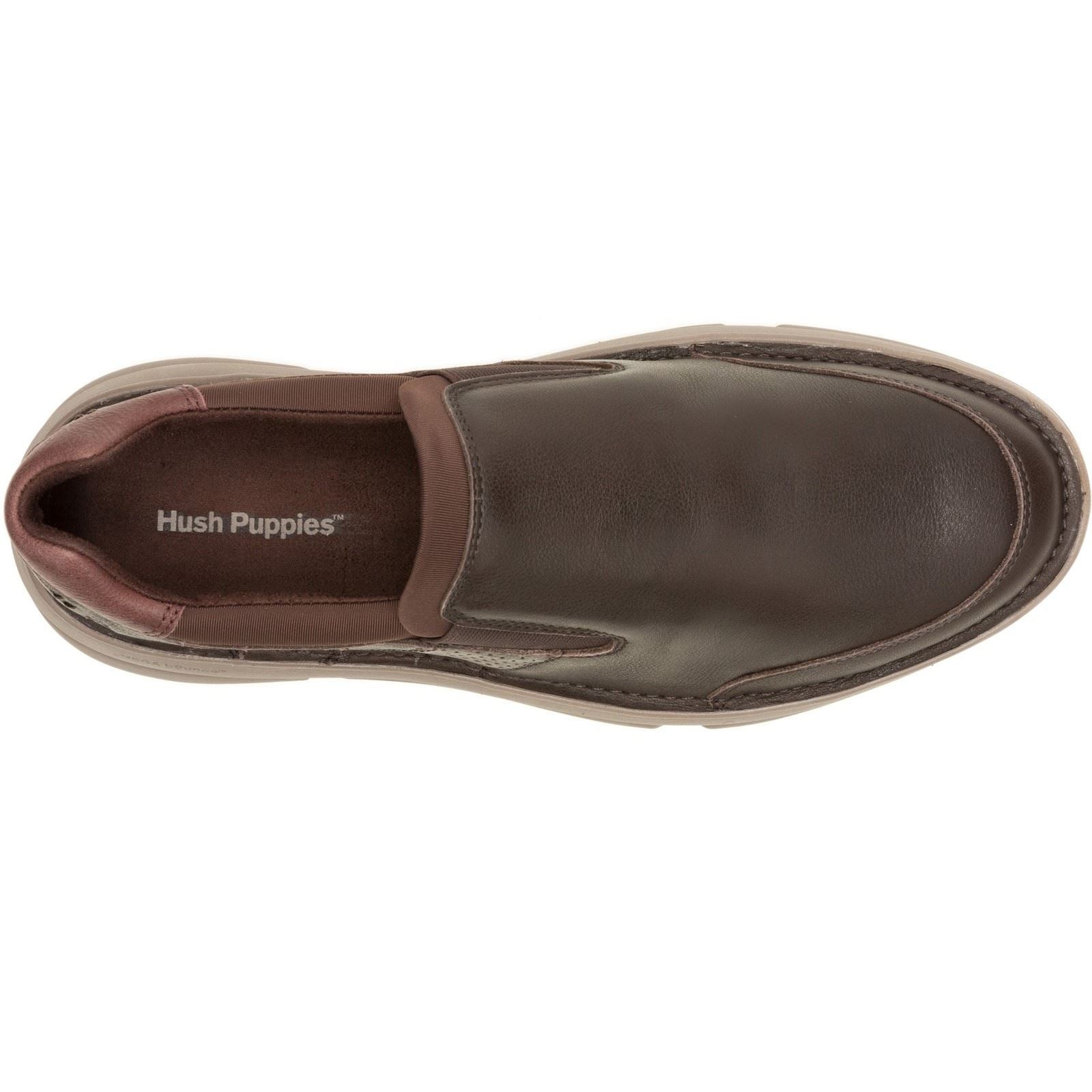 Hush Puppies Baylor Mocassins Pour Hommes En Cuir Marron