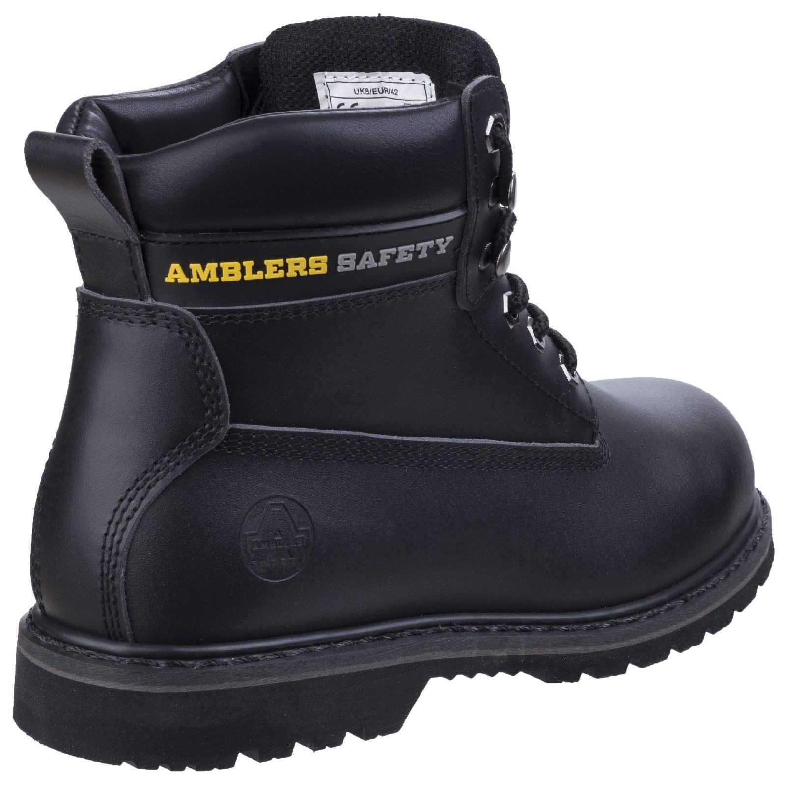 Amblers Safety  Bottes De Sécurité En Cuir Noir Fs9