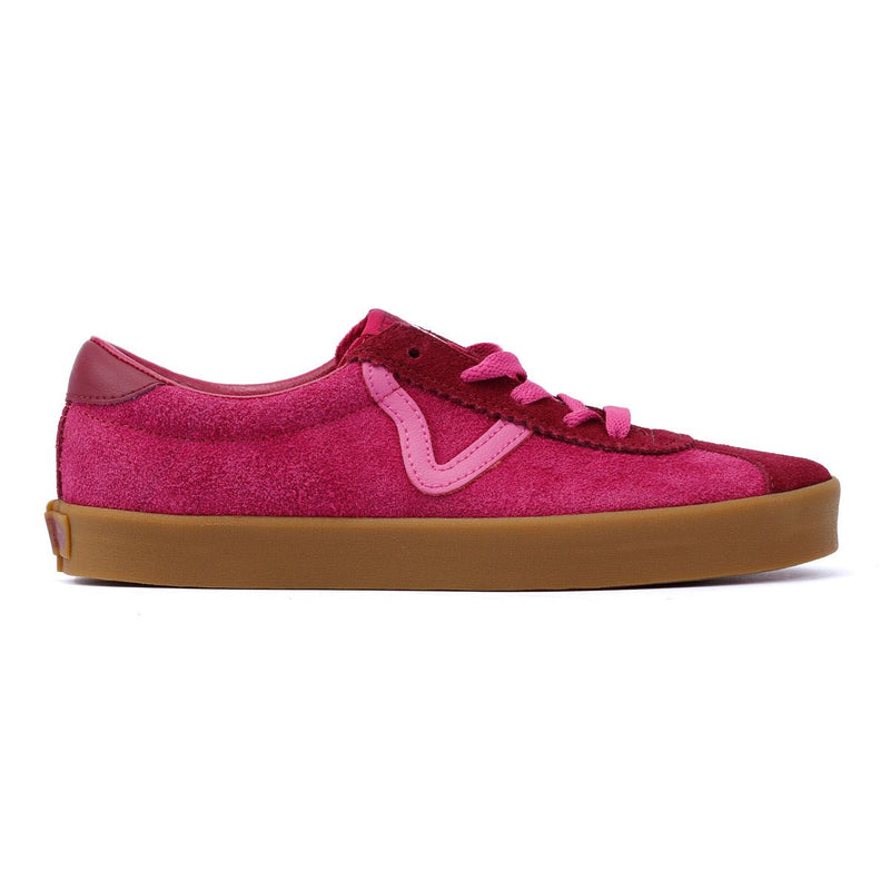 Vans Sport Low Baskets Femme En Daim Rose