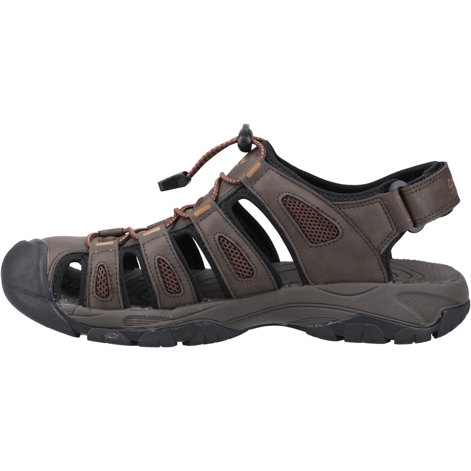 Cotswold Ampney Sandales Marron Pour Homme En Polyuréthane