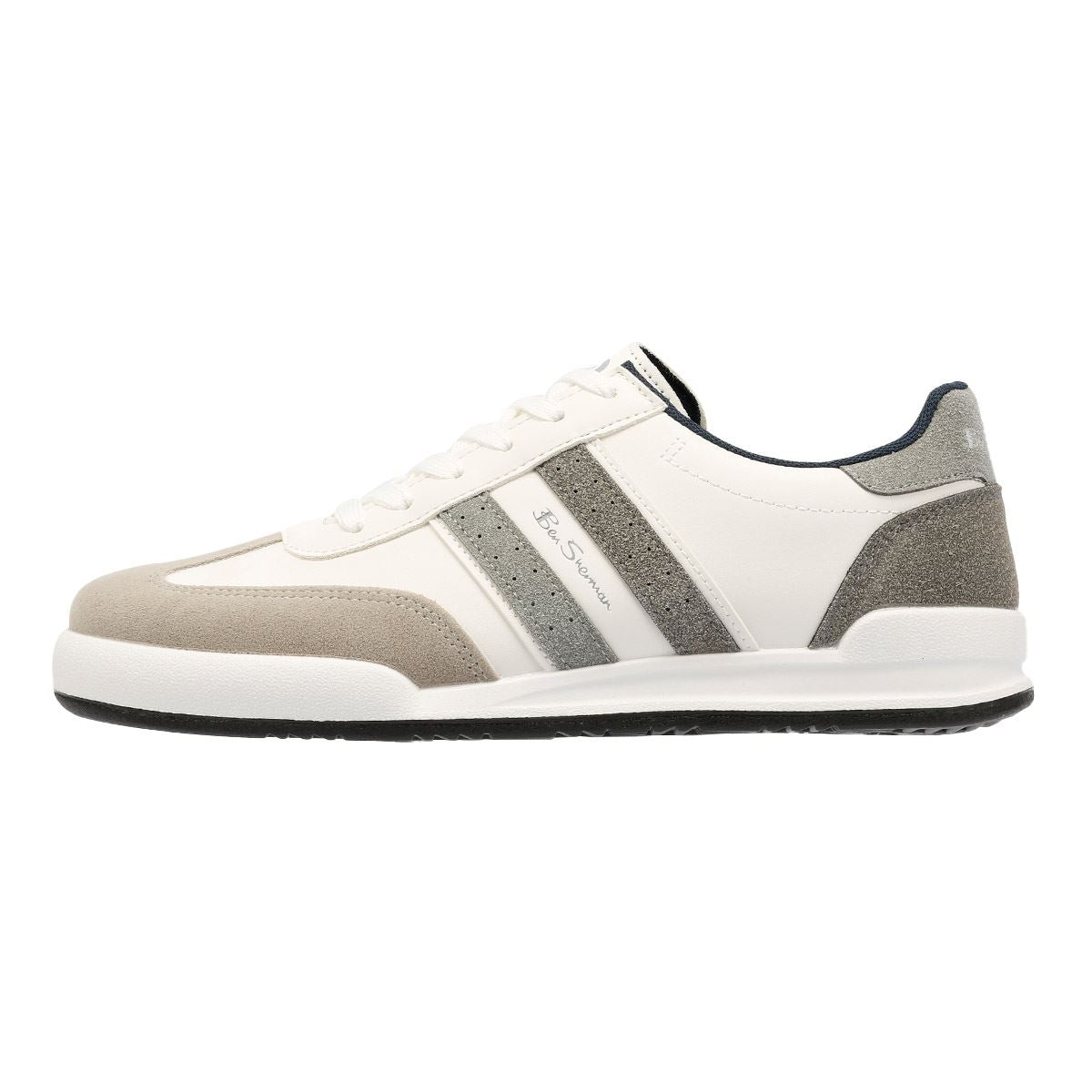 Ben Sherman Sokka Chaussures De Sport Blanches Pour Hommes