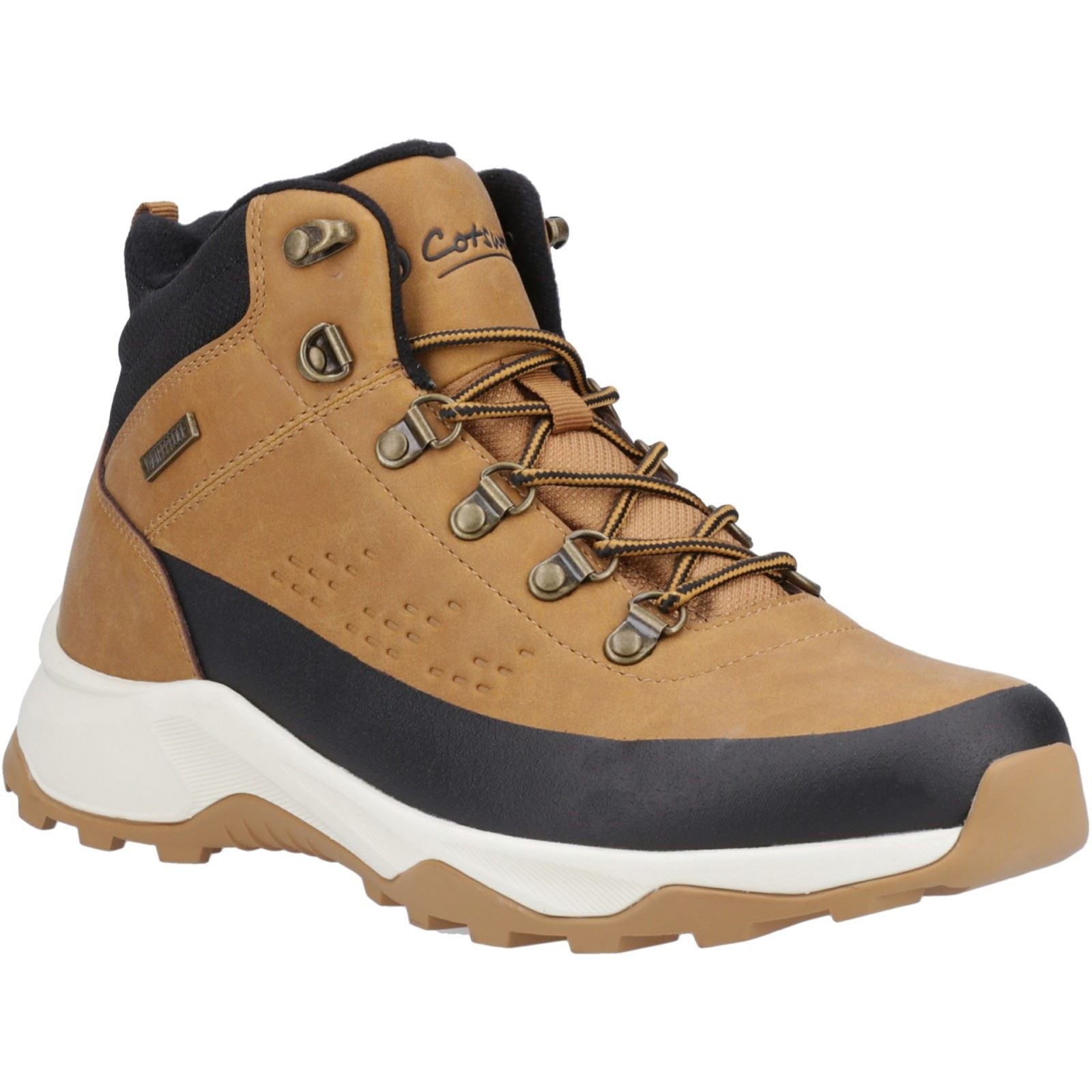 Cotswold Ryeford Bottes De Randonnée Pour Hommes En Cuir Marron