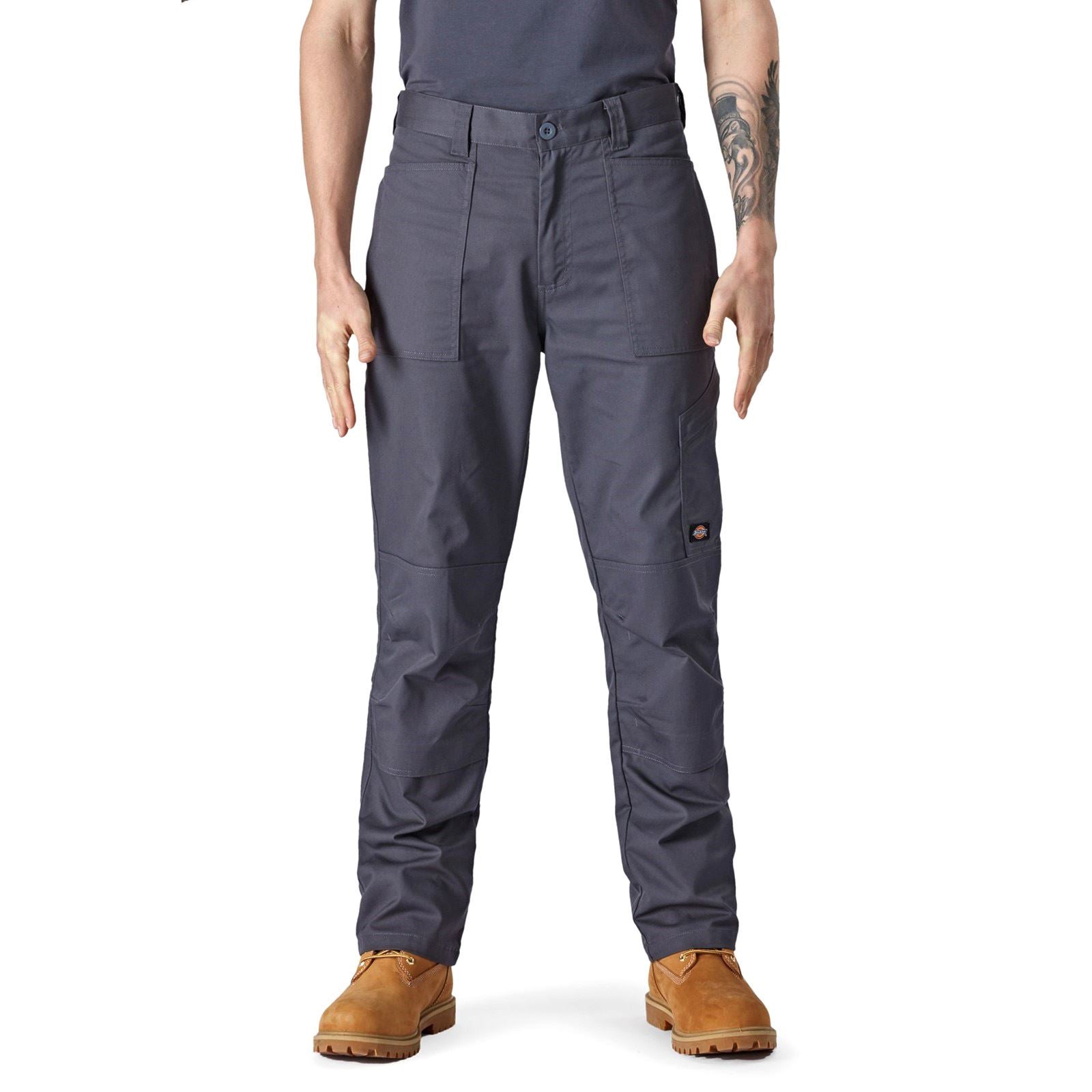 Dickies Action Flex Pantalons D'extérieur Pour Hommes En Polyester Gris