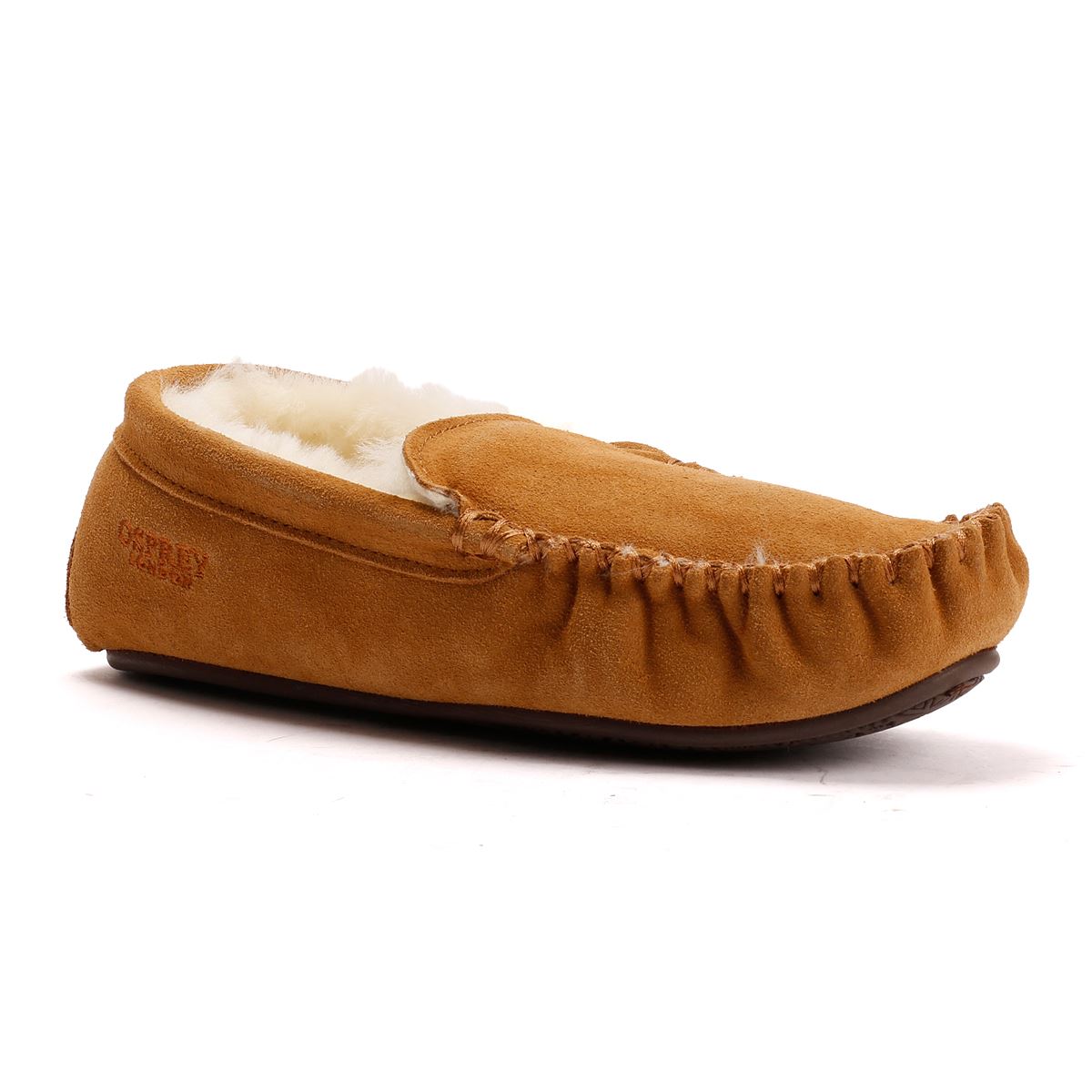 Osprey London The Sunday Chaussons Marron En Suède Pour Homme