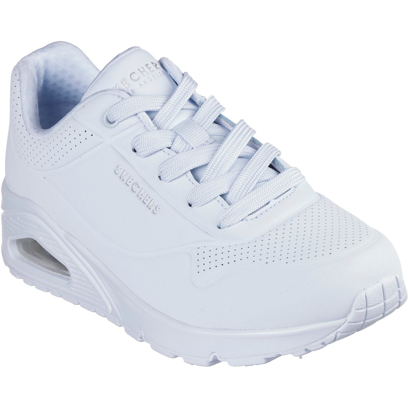 Skechers Uno Stand On Air Sneakers En Jean Clair Pour Femme En Polyuréthane