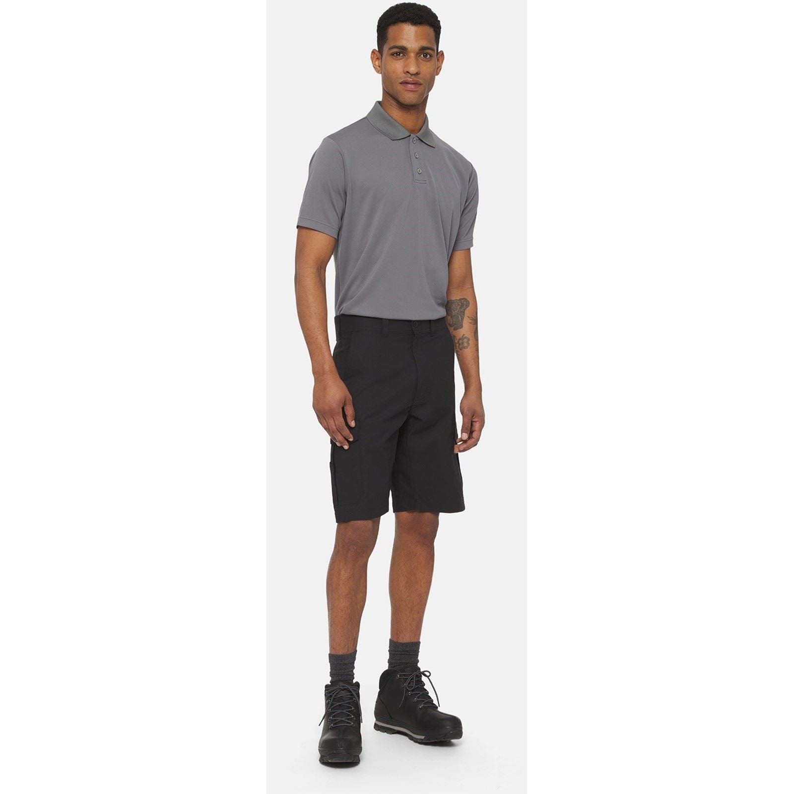 Dickies Everyday Chemise Polo Grise En Polyester Pour Homme