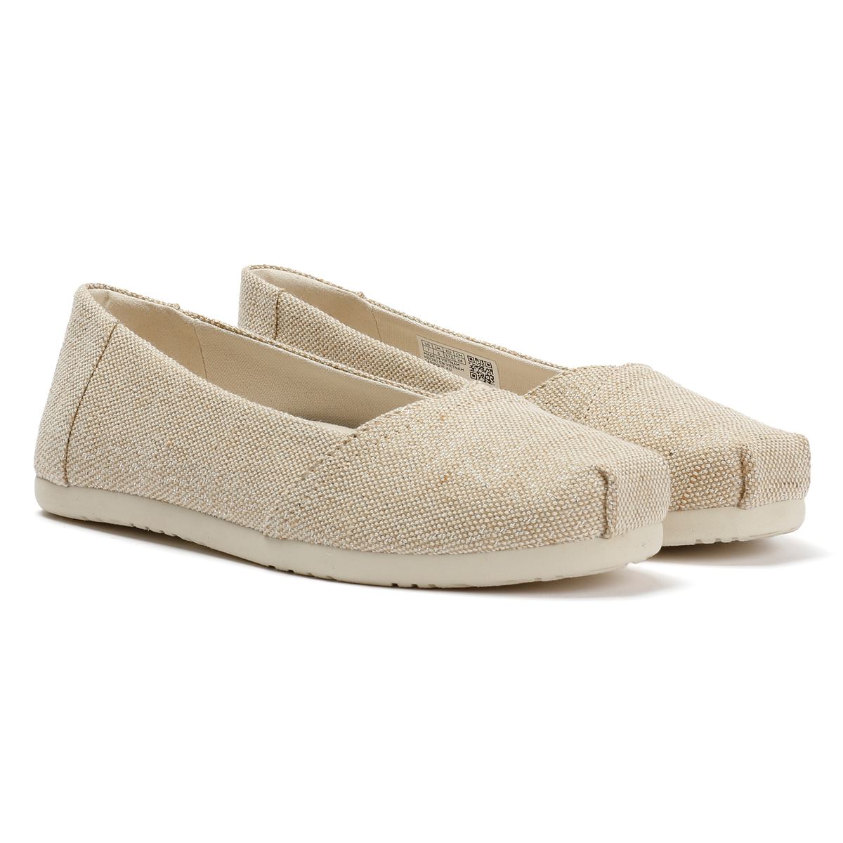 TOMS Alpargata Ballet Espadrilles En Toile Beige Pour Femmes