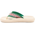 Rocket Dog Spotlight Madison Sandales Pour Femmes En Coton Vert/Multicolore