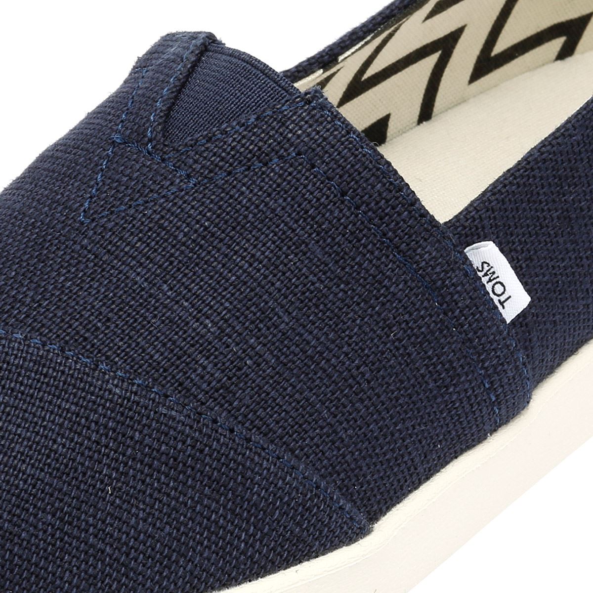 TOMS Alpargata Plus Heritage Espadrilles Bleues En Toile Pour Femmes