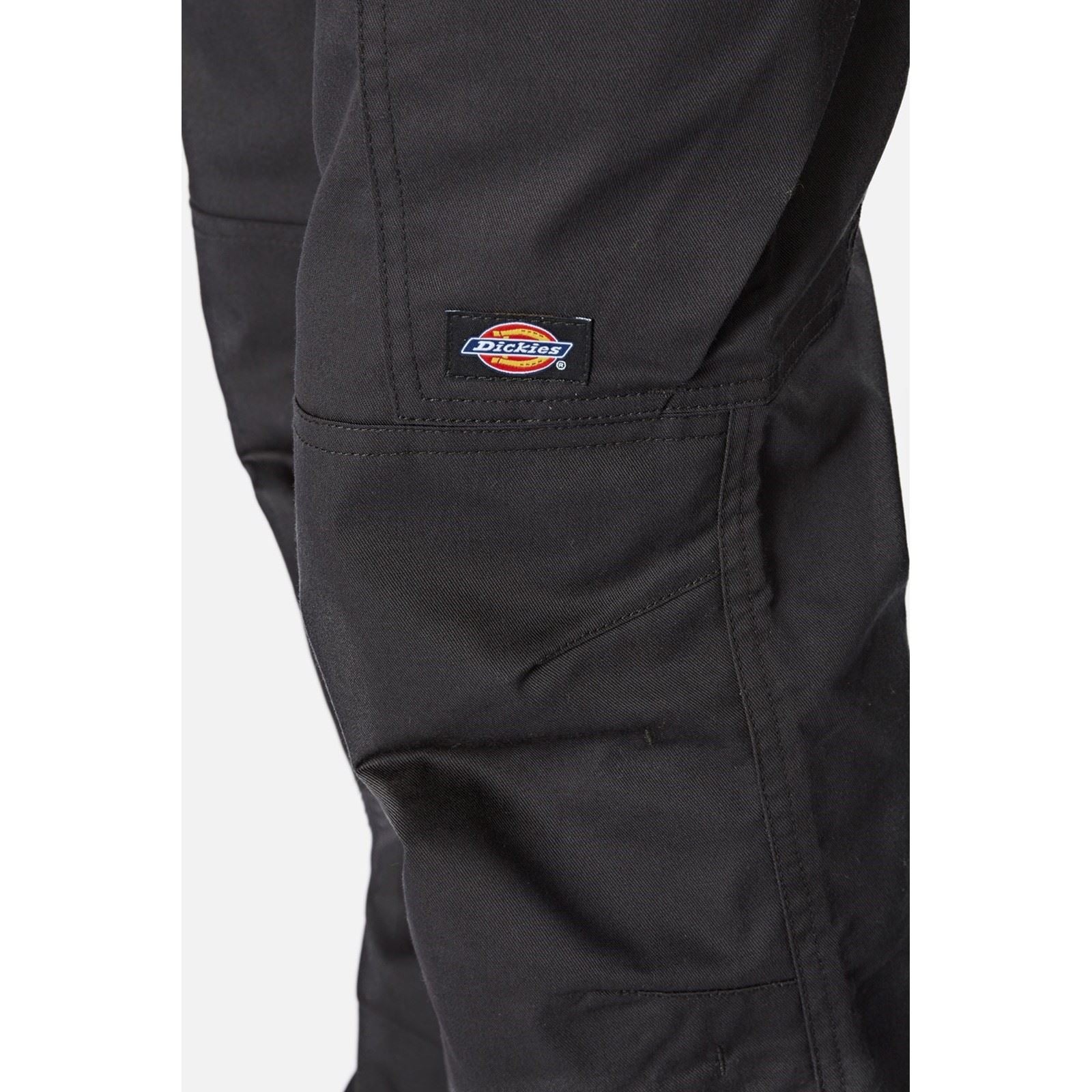 Dickies Action Flex Pantalons De Plein Air Pour Hommes En Polyester Noirs