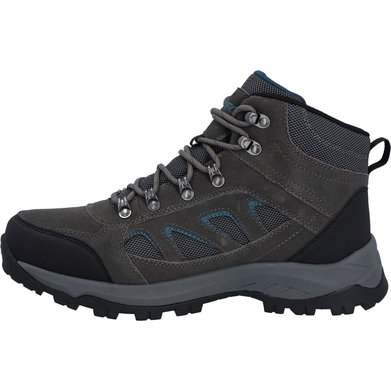 Hi-Tec Bandera Expedition Chaussures De Randonnée Pour Homme En Cuir Gris Foncé/gris Port Sur Mer