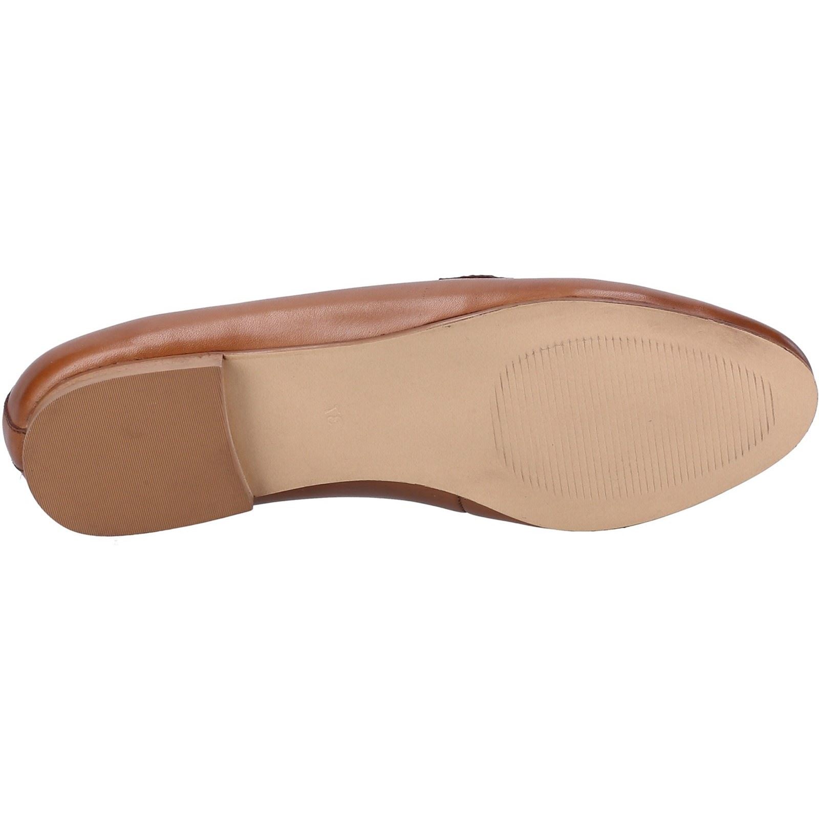 Hush Puppies Harper Chain Mocassins En Cuir Pour Femmes, Couleur Fauve