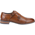 Hush Puppies David Chaussures Double Moine Pour Homme En Cuir Marron