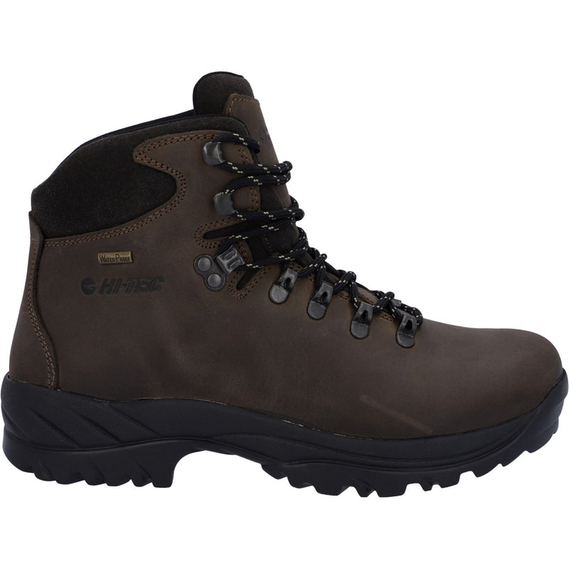 Hi-Tec Ravine Bottes De Randonnée Marron Pour Homme En Cuir