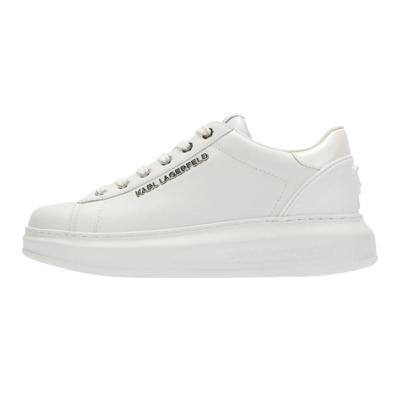 Karl Lagerfeld Kapri NFT Kounter Baskets Blanches En Cuir Pour Femmes