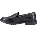 Hush Puppies Verity Slip On Mocassins Noirs En Cuir Pour Femmes