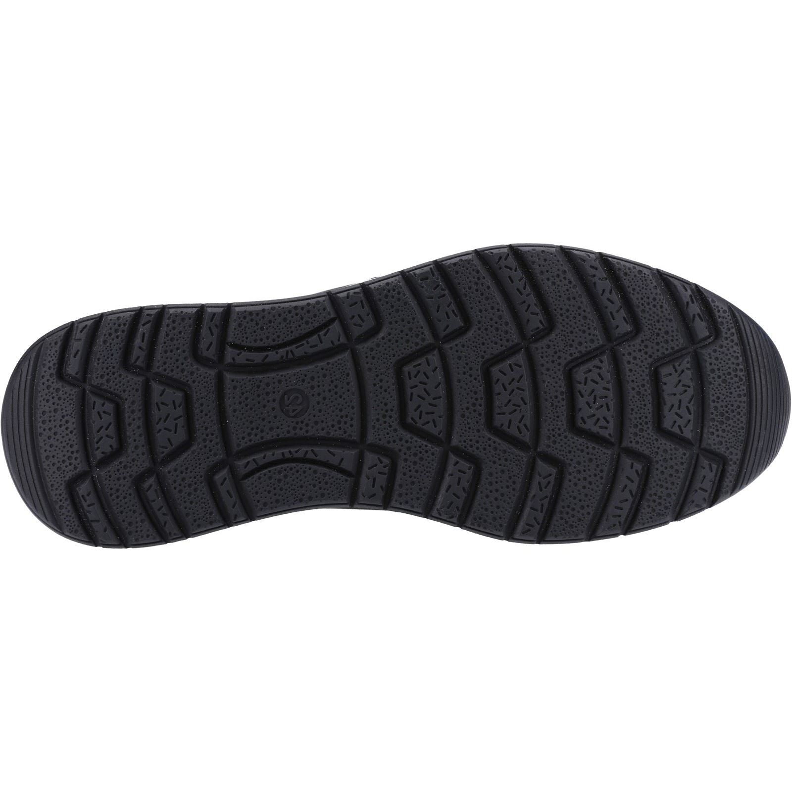 Hush Puppies Cole Mocassins En Nubuck Noir Pour Hommes