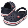 Crocs Crocband Chaussures Bateau En Thermoplastique Bleu Marine / Rouge