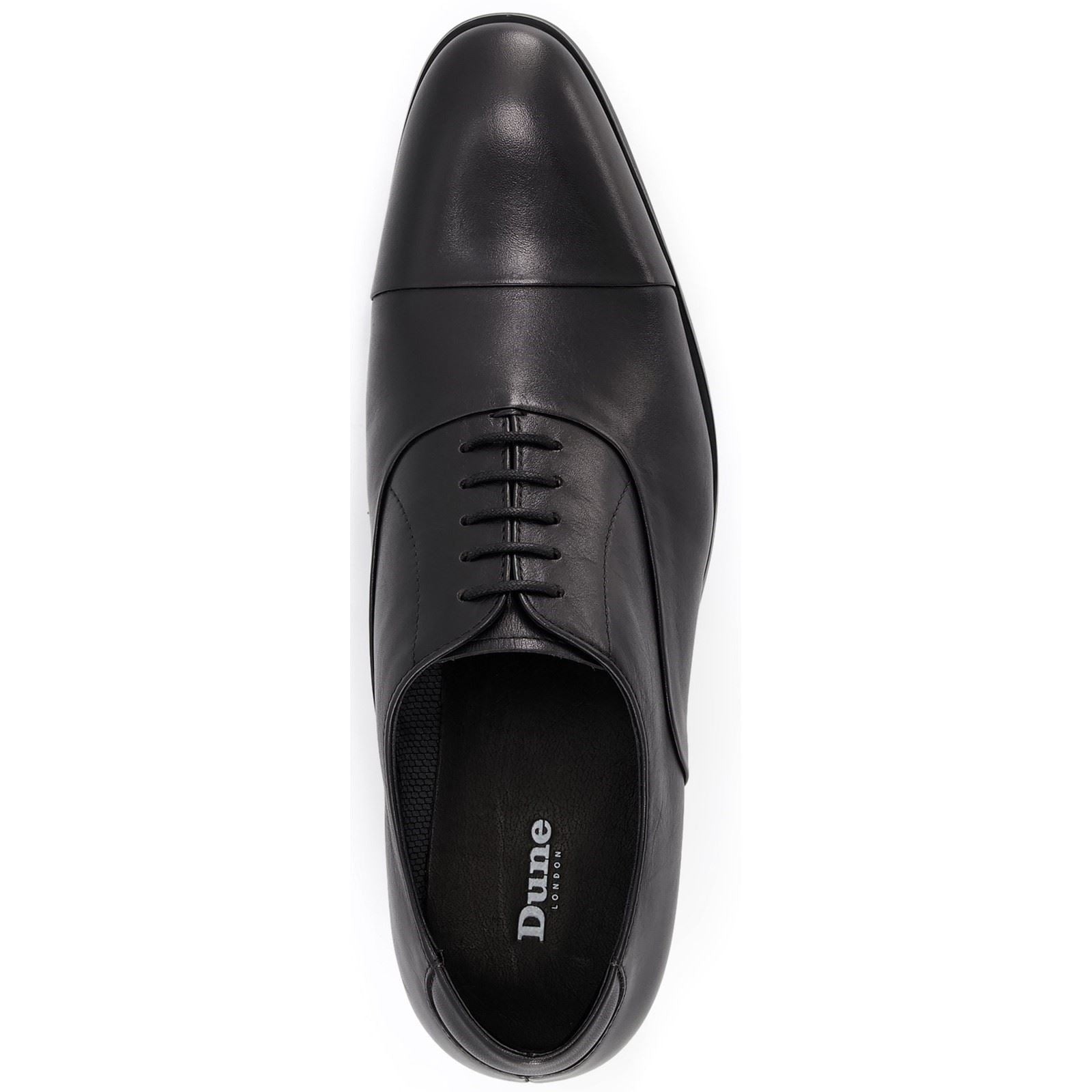 Dune Secrecy Chaussures Oxford Noires En Cuir Pour Hommes