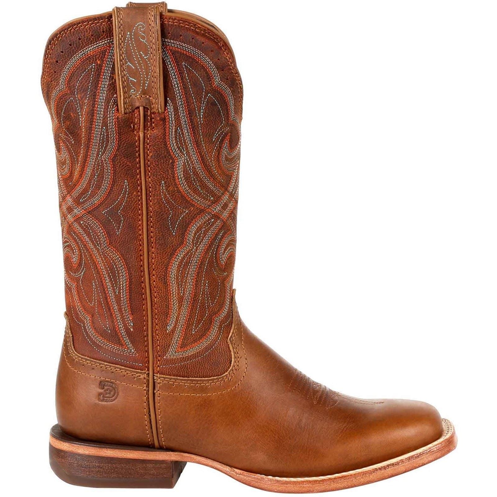 Durango Arena Pro Bottes En Cuir Pour Femmes En Marron Châtaigne