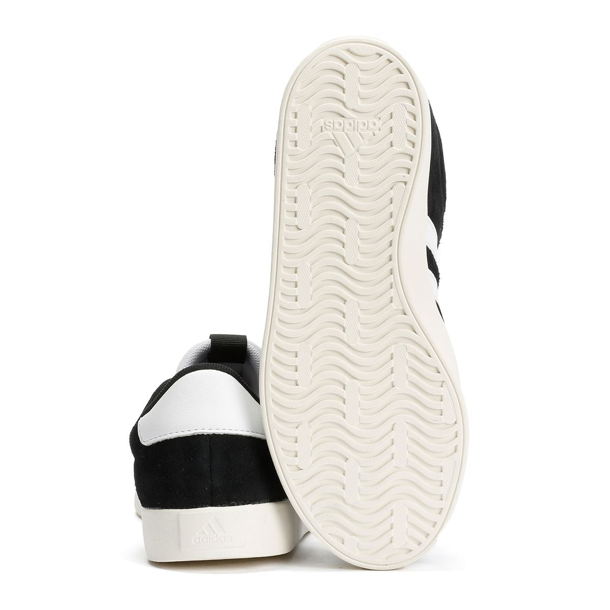 Adidas VL Court 3.0 Baskets Noires En Cuir Pour Femmes