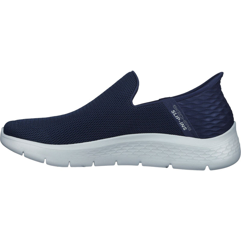 Skechers Go Walk Flex No Hands Baskets En Synthétique Pour Homme, Couleur Marine