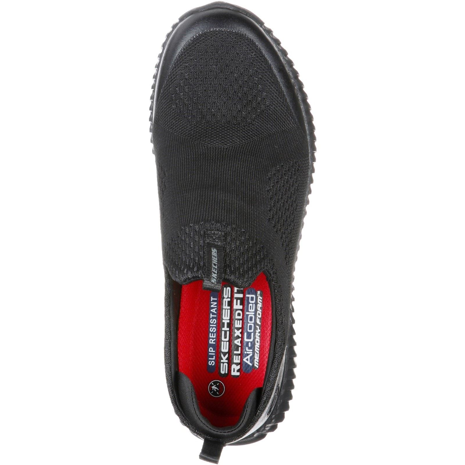Skechers Workwear Cessnock Chaussures De Sport Noires Pour Hommes