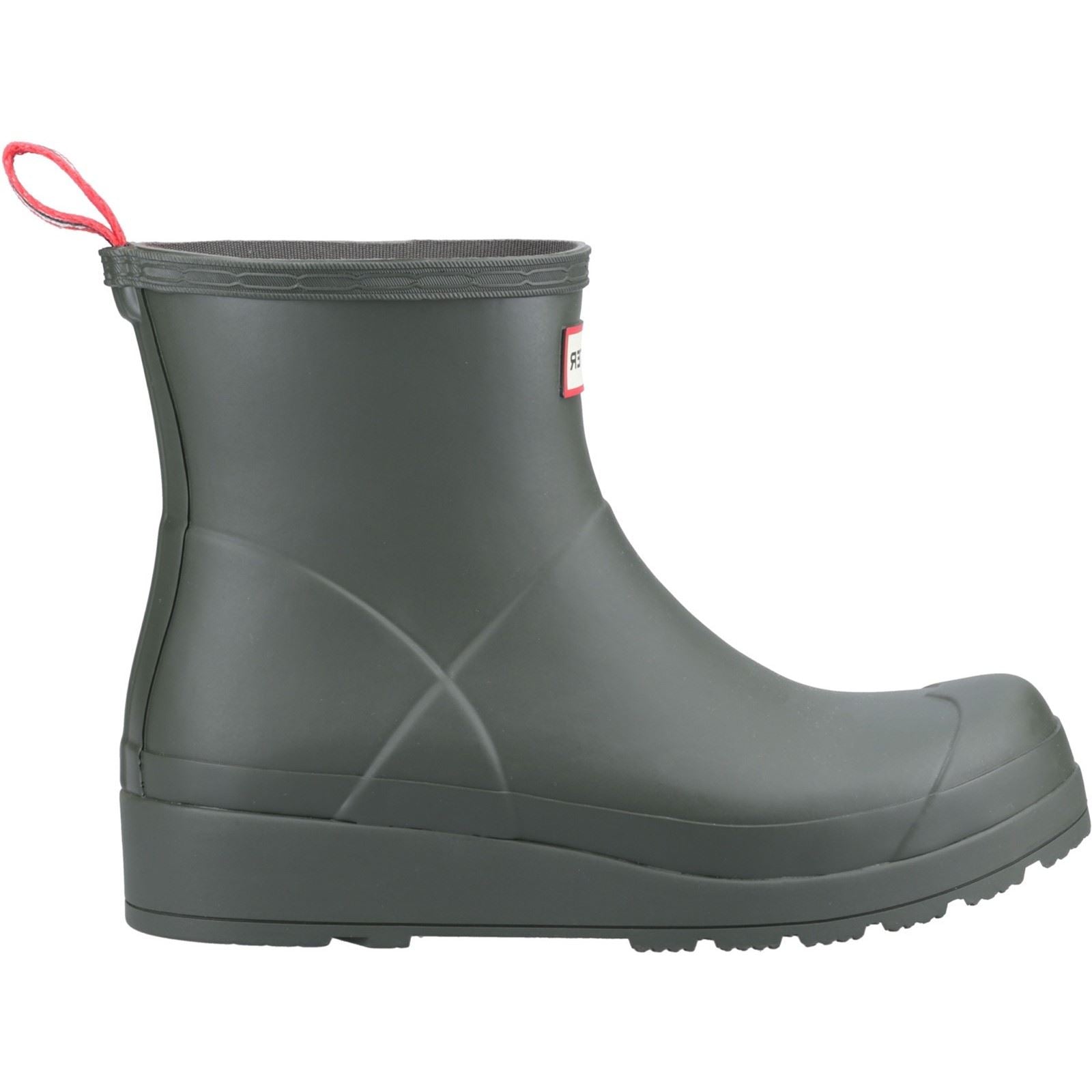 Hunter Play Short Bottes En Caoutchouc Pour Femme De Couleur Olive Foncé