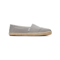 TOMS Alpargata Rope Espadrilles Gris Bruine Pour Femmes En 100% Coton