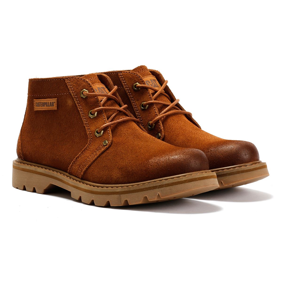 Caterpillar Grader Chukka Bottes Brunes Pour Hommes En Suède