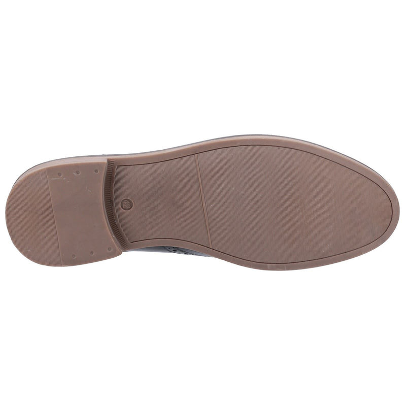 Hush Puppies Bryson Chaussures Richelieu Bordeaux Pour Hommes En Cuir