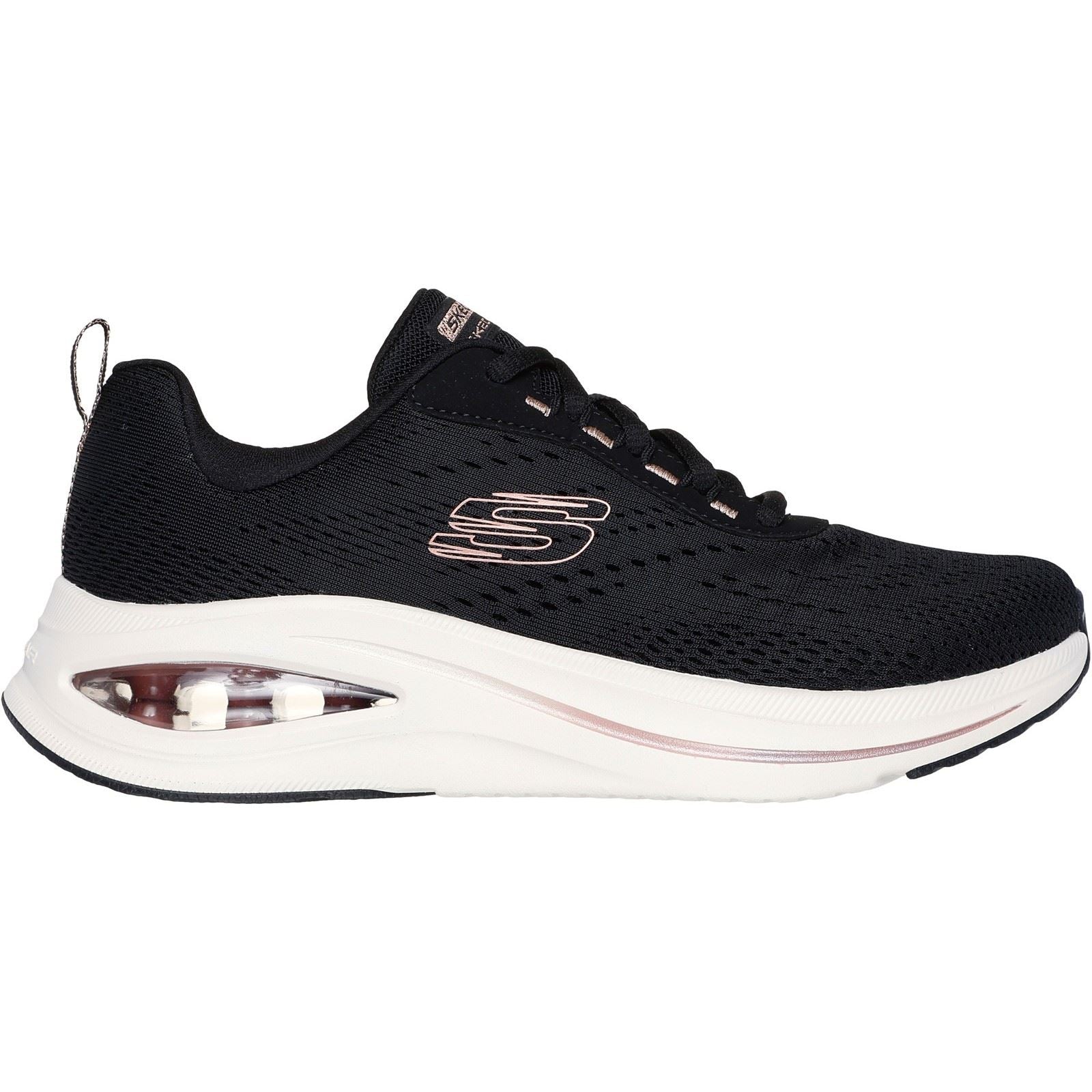 Skechers Skech-Air Meta Neutral Air Baskets Pour Femmes En Synthétique Noir/Or Rose