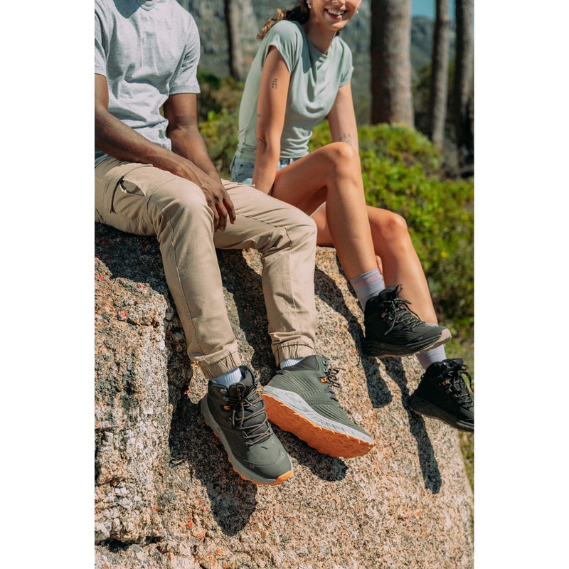 Hi-Tec Fuse Trek Mid Bottes De Randonnée Marron Chocolat/loup De Bois Pour Hommes En Polyester