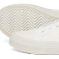 Jack & Jones Bayswater Sneakers Pour Hommes En Polyuréthane Blanc Brillant