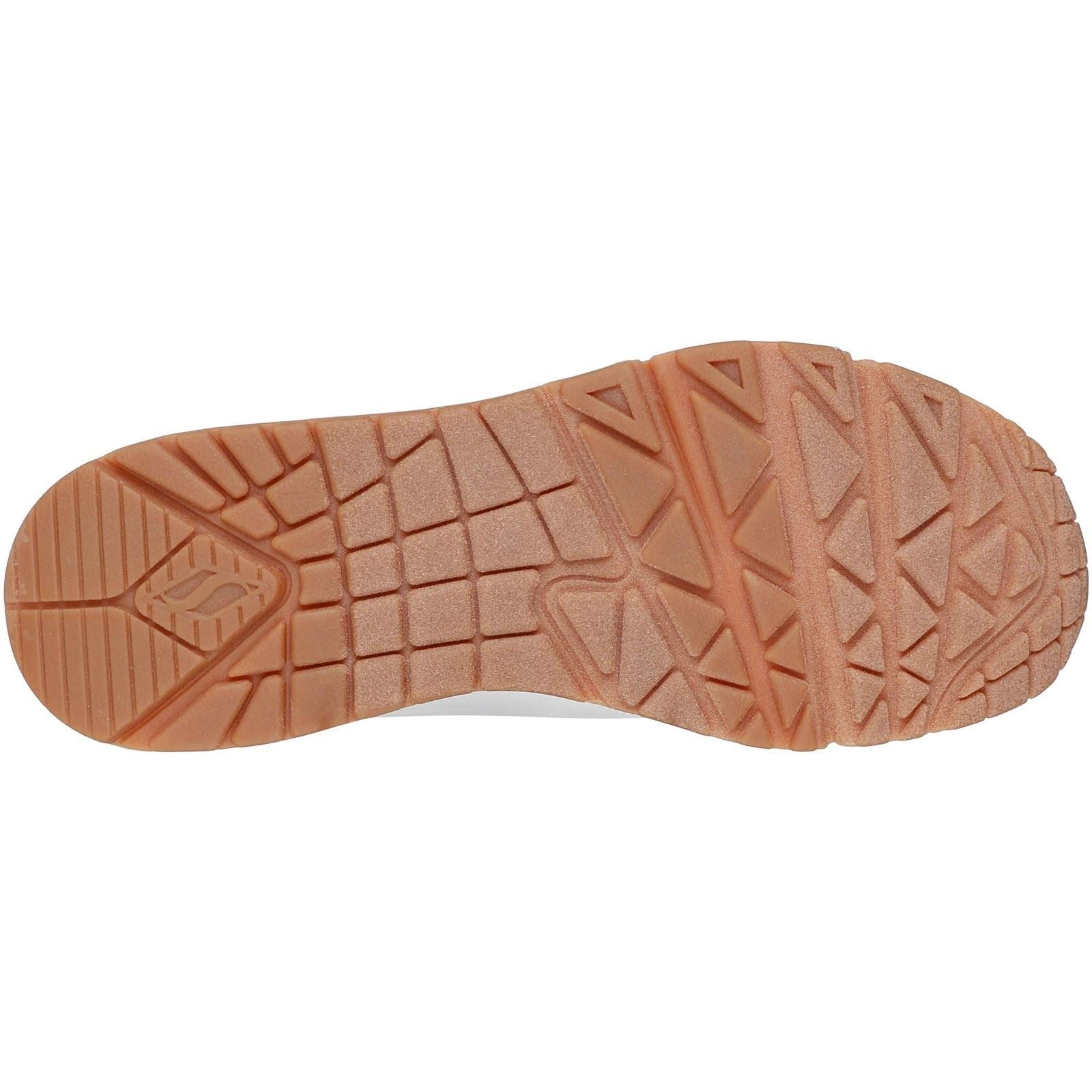 Skechers UNO - Jungle Nite Baskets Blanches/ Léopard En Polyuréthane Pour Femmes