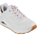 Skechers Uno Shimmer Away Baskets Blanches Pour Femmes En Matière Synthétique
