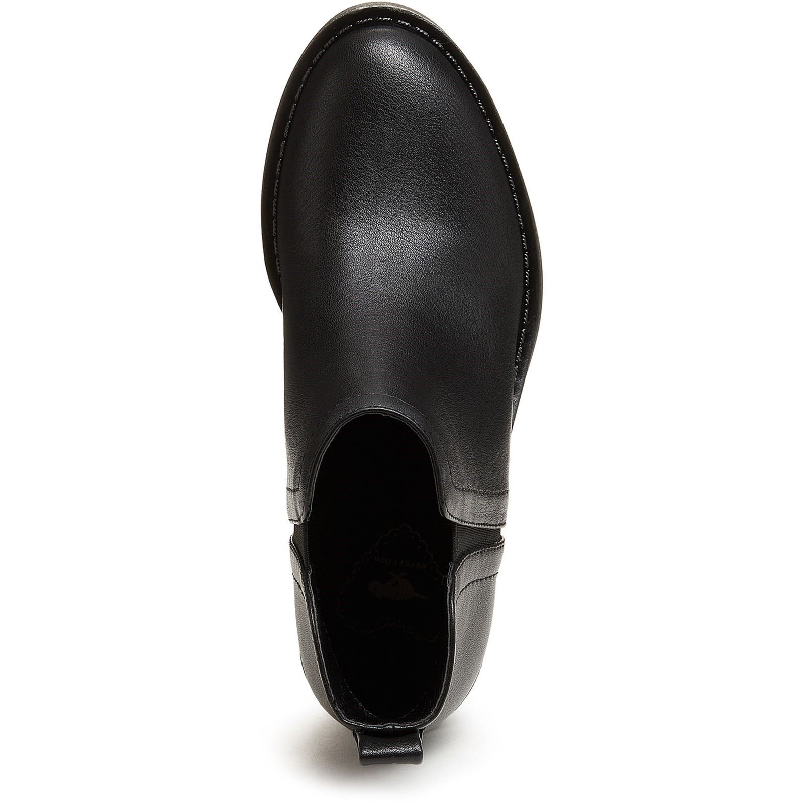 Rocket Dog York Bottes À Talons Noirs En Polyuréthane Pour Femmes