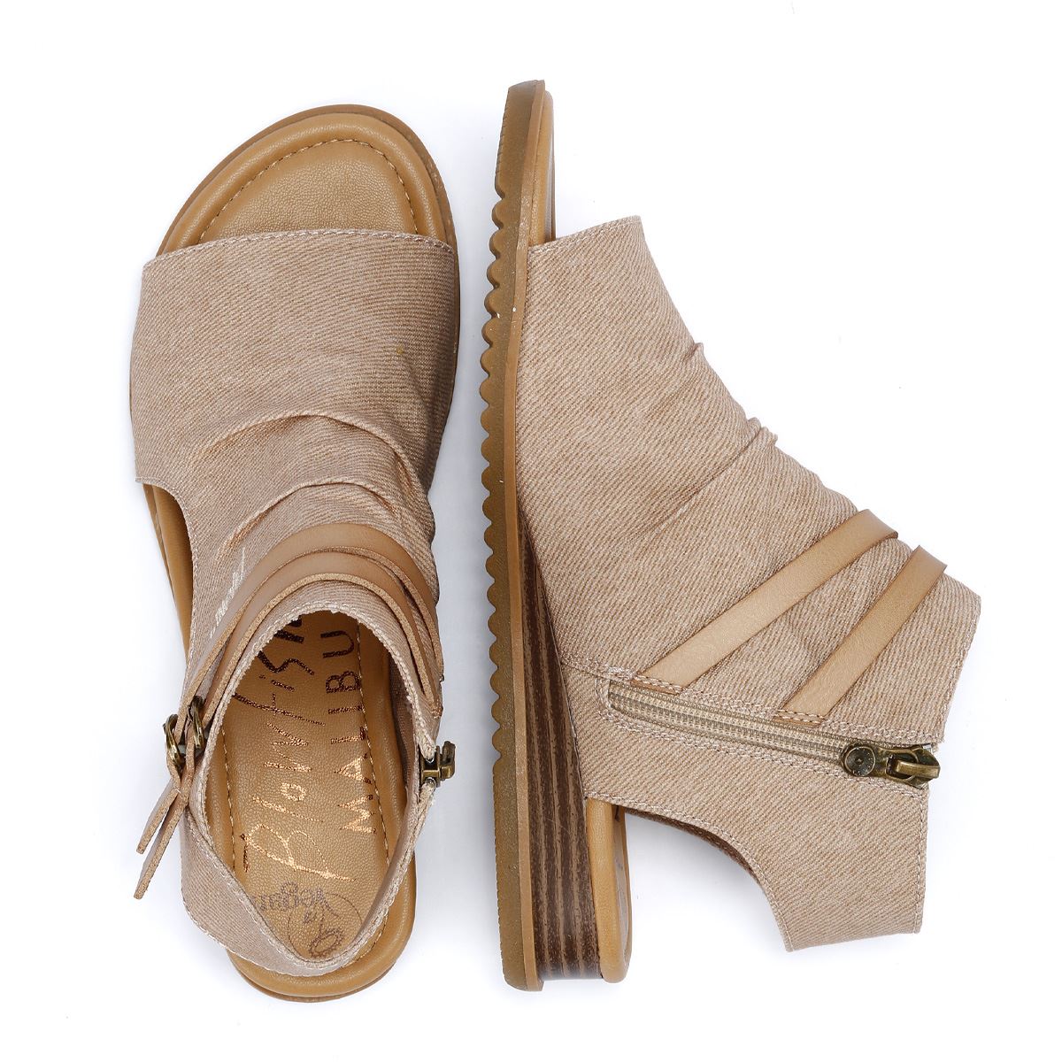 Blowfish Malibu Butterfly Sandales En Cuir Pour Femmes