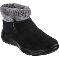 Skechers On-The-Go Joy First Glance Bottes Noires/Grises Pour Femmes En Cuir