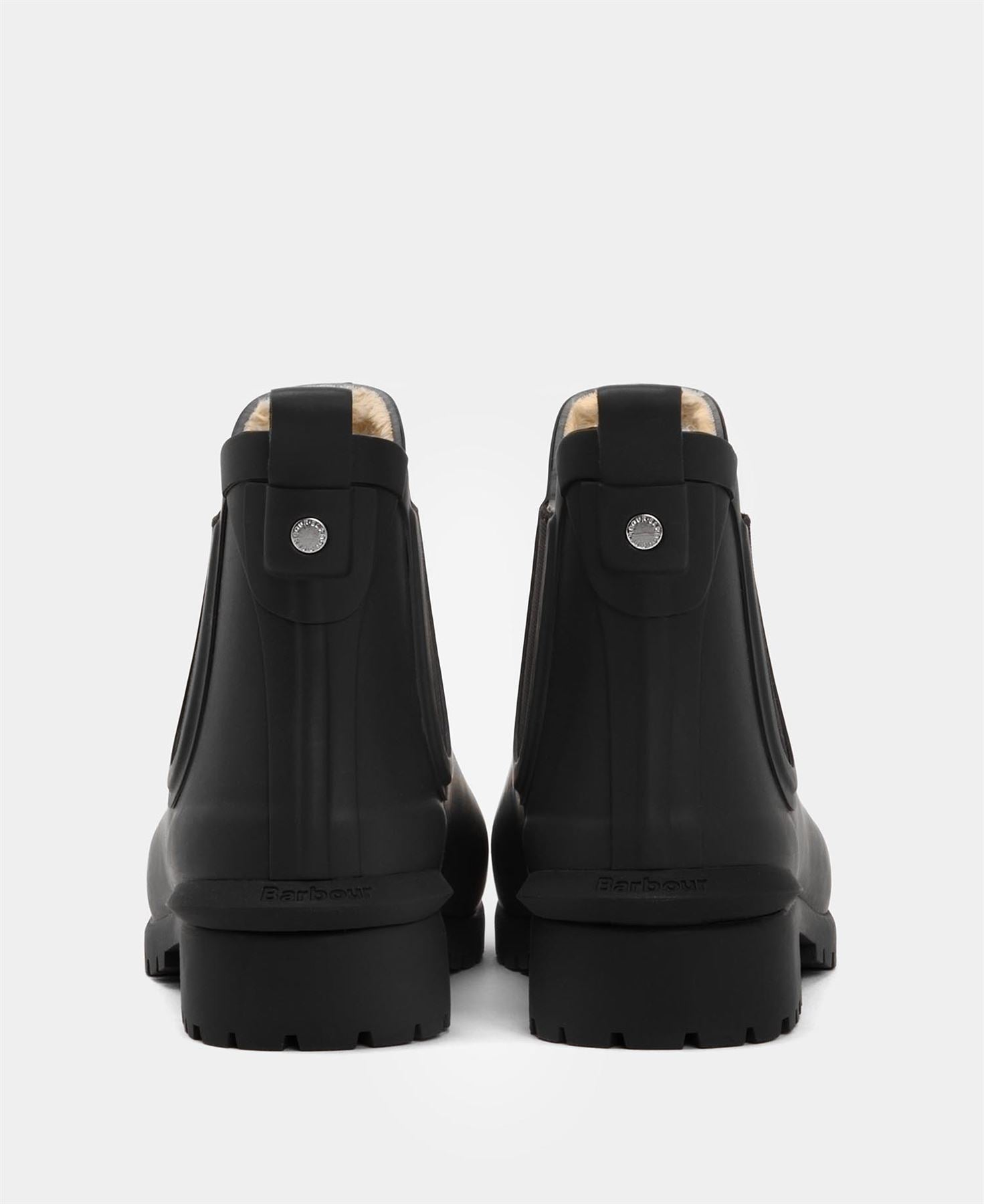 Barbour Kirkton Lined Ankle Bottes En Caoutchouc Pour Femmes, Noires
