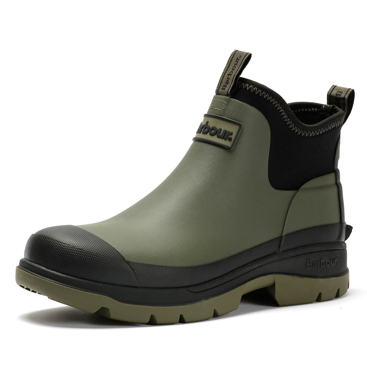 Barbour Ridge Bottes De Wellies Vertes En Caoutchouc Pour Hommes